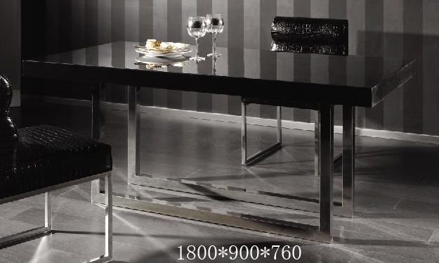 MASA SUFRAGERIE HIGH-GLOSS NEGRU - BRQ-3384-1